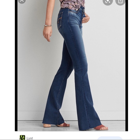 Highest Rise Flare Stretch Jeans 